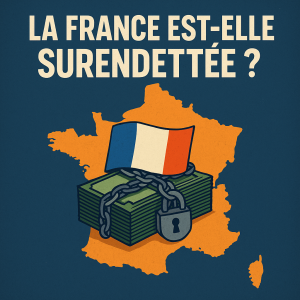 Image de présentation pour le podcast ayant pour titre "La France est-elle surendettée ?"